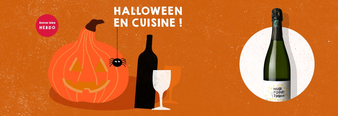 Choisir le vin et une recette facile pour Halloween. quel.vin